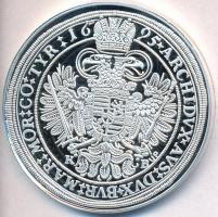DN "Magyar tallérok utánveretben - I. Lipót tallérja 1695" Ag emlékérem tanúsítvánnyal (20...