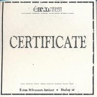 DN "Magyar tallérok utánveretben - Barcsay Ákos tallérja 1659" Ag emlékérem tanúsítvánnyal...