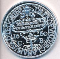 DN "Magyar tallérok utánveretben - Barcsay Ákos tallérja 1660" Ag emlékérem tanúsítvánnyal...
