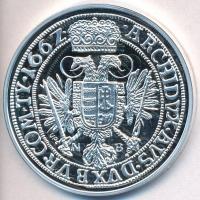 DN "Magyar tallérok utánveretben - I. Lipót tallérja 1662" Ag emlékérem tanúsítvánnyal (20...