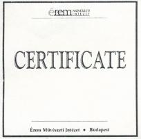 DN "Magyar tallérok utánveretben - Bethlen tallér 1620" Ag emlékérem tanúsítvánnyal (20g/0...