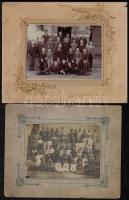 cca 1900-1920 Gyermekeket ábrázoló műtermi fotók, 12 db, 9x6 és 17x13 cm közötti méretekben