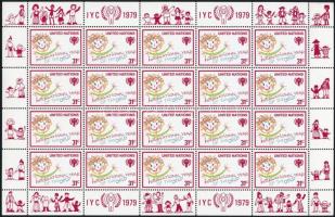 Nemzetközi gyermeknap kisívsor International Day of Children mini sheet set