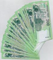 2003-2007. 200Ft (35x) közte 2db sorszámkövető T:I--III szép papír