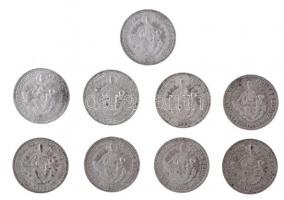 1932. 2P Ag (2x) + 1933. 2P Ag (4x) + 1936. 2P Ag "Madonna" (3x) T:1-,2,2- Adamo P7