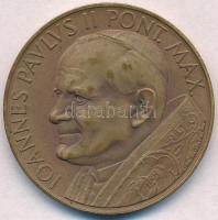 Szlovákia 1990. II. János Pál pápa Br emlékérem (40mm) T:1- Slovakia 1990. Pope John Paul II Br commemorative medallion (40mm) C:AU
