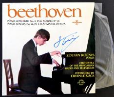 Kocsis Zoltán (1952-) zongoraművész aláírása bakelitlemez borítóján