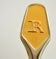 6 db-os díszes, jelzett kanál szett fa dobozban