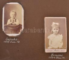 1941 Nemesi fotóalbum: berethei Marton Ödön (1867-?) és felesége, Belatiny-Braun Irma (?-?) fényképe...