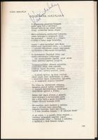 1964 Weöres Sándor és Váci Mihály aláírása az Új Írás című folyóiratban