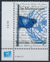A békeharcosok emlékére ívsarki bélyeg, To remember the peace fighters corner stamp