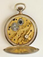 Union Soleure niellós ezüst zsebóra működő szerkezettel, jó állapotban / Union Soleure silver pocket...