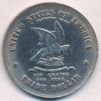 Amerikai Egyesült Államok 1873. 1$ Fe hamisítvány T:2 USA 1873. 1 Dollar Fe fake C:XF