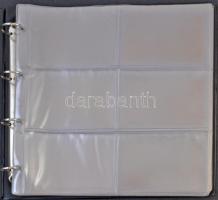 Nagy alakú, jó állapotú képeslap album 240 férőhellyel / Big sized postcard album for 240 postcards ...