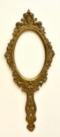 Réz kézitükör keret / Copper hand mirror frame 30 cm