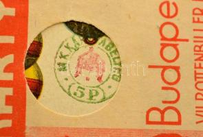 cca 1940 Piatnik Nándor bontatlan csomag kávéházi kártya, háború előtti kártyabélyeggel / Deck of vi...