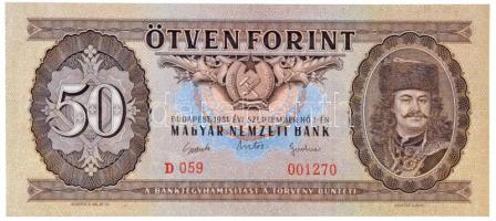 1951. 50Ft T:I / Hungary 1951. 50 Forint C:UNC  Adamo F18