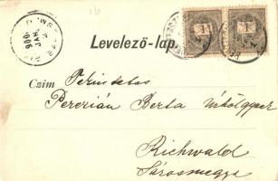 Besztercebánya, Banska Bystrica; Hungária szálloda. Kiadja Ivánszky Elek 1303. / hotel