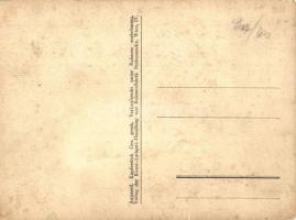 Pozsony, Pressburg, Bratislava; Akvarell rézmetszet művészlap. Nedomansky kiadása / Aquarell Kupfers...