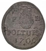1709. Poltura Ag "I. József" (1,02g) T:2 / 
Hungary 1709. Poltura Ag "Joseph I"...