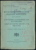 Monarchiánk hadseregének jelenlegi szervezete. . Bp., 1917. Pallas. Kiadói papírkötésben. 32p. + 2 kihajtható melléklet.