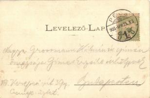 Pécs, Király utca, Lyceum, Ganter Ferenc első pécsi egyenruházati intézete, Galamb üzlet