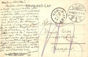 Arad, utcakép Rónai A. János központi szállodájával, autóbusz Scheiber Lajos és Neumann M. reklámjáv...