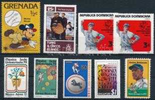 1979-1982 Baseball 9 klf bélyeg, 1979-1982 Baseball 9 stamps