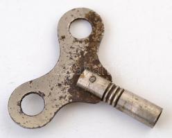 XIX. sz. vége: Nagyméretű 400 napos álló óra. Torziós ingás szerkezettel. Üveg búra alatt. Felhúzóku...