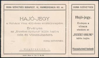 cca 1940-1970 5 db klf hajó jegy