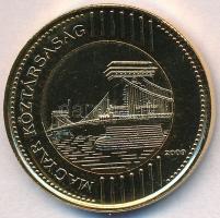 2009. 200Ft aranyozott forgalmi érme T:2