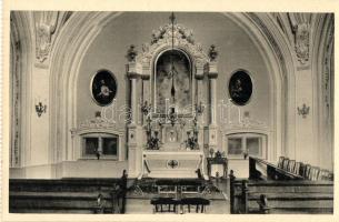 Budapest V. Váci utca 47. Az Angolkisasszonyok Sancta Maria nevelőintézete, Kápolna, Fogadószoba, be...