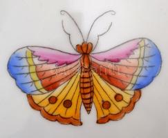 Herendi Viktória mintás nagy váza, kézzel festett, jelzett, hibátlan, m: 39 cm