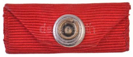 Ferenc József korabeli szalagsáv kitüntetéshez (Ferenc József-rend lovagkeresztje vörös szalagon?)