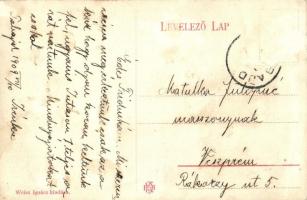 Tabajd, Római katolikus templom, utcakép. Weisz Ignác kiadása (Rb)