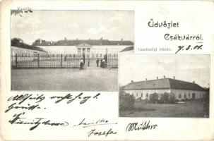 Csákvár, Gazdasági iskola, Gróf Esterházy kastély (EK)