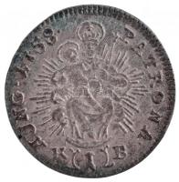 1758K-B 1kr Ag "Mária Terézia" Körmöcbánya (0,79g) T:2 kis patina / 
Hungary 1758K-B 1 Kr...