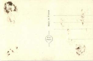 French erotic nude lady, PC Paris 1606.  (Rb)