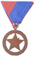1949. "Magyar Népköztársasági Sportérdemérem bronz fokozata" zománcozott Br kitüntetés ere...