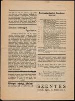 1938 A Magyar Dolgozó nemzetiszocialista, nyilas újság  egy száma