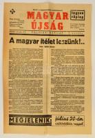 1939 A Magyar Újság nemzetiszocialista, nyilas újság egy száma