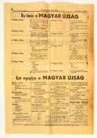 1939 A Magyar Újság nemzetiszocialista, nyilas újság egy száma