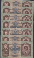 1932. 50P (7x) egymásutáni sorszámmal T:I-