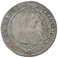 1772H-G 20kr Ag Mária Terézia Gyulafehérvár (6,62g) T:1-,2 patina /  Hungary 1772H-G 20 Kreuzer Ag Maria Theresia Alba Iulia (6,62g) C:AU,XF patina Unger (Erdély).: 623.