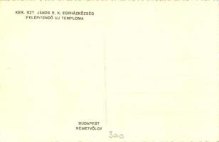 Budapest XII. Németvölgy, Keresztelő Szent János Római katolikus egyházközség felépítendő új templom...