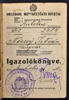 1921 Az Országos Menekültügyi Hivatal fényképes igazolványa ungvári menekült részére /

1921 ID of...