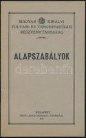 1933 A Magyar Királyi Folyam és Tengerhajózási Részvénytársaság Alapszabályai 28p. / Hungarian Royal Naval Company charter