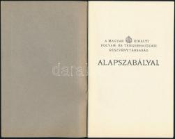 1933 A Magyar Királyi Folyam és Tengerhajózási Részvénytársaság Alapszabályai 28p. / Hungarian Royal...