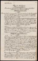 1873 Hajózási szabályzat a frissen átadott Ferenc Csatornán / 1873 Regulations for ships on the Franz Canal 14p.