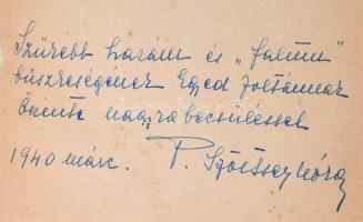 P. Szörtsey Nóra: Szonettek. Szervánszky Jenő rajzaival. Bp., 1940, Szerzői kiadás. Kiadói illusztrá...